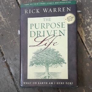Rick Warren 'The Purpose Driven Life' Book - Black and Green